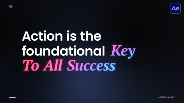 Text Trendy Animation \ AE（137729）-技能树